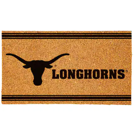 Front. Evergreen Enterprises - Texas Longhorns 16" x 28" Logo Turf Mat - Multicolor.