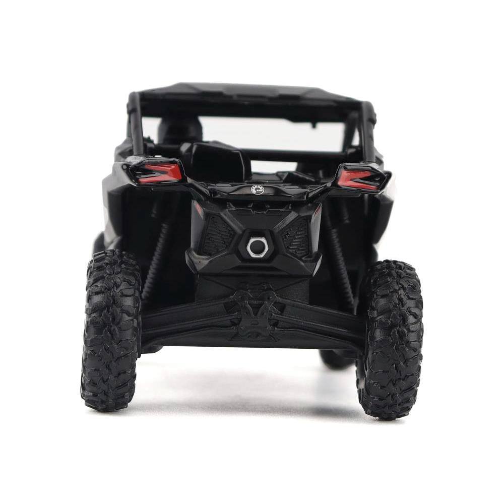 Alt View 1. BRP Models - Can-Am Maverick X3 X RS Turbo RR Triple Black with Driver Figure 1/32 Diecast Model by BRP Models - Black.