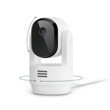 Arlo - Essential Pan Tilt Indoor Security Camera 2K - Wired Plug-In Powered, Privacy Mode, 1-Cam - White