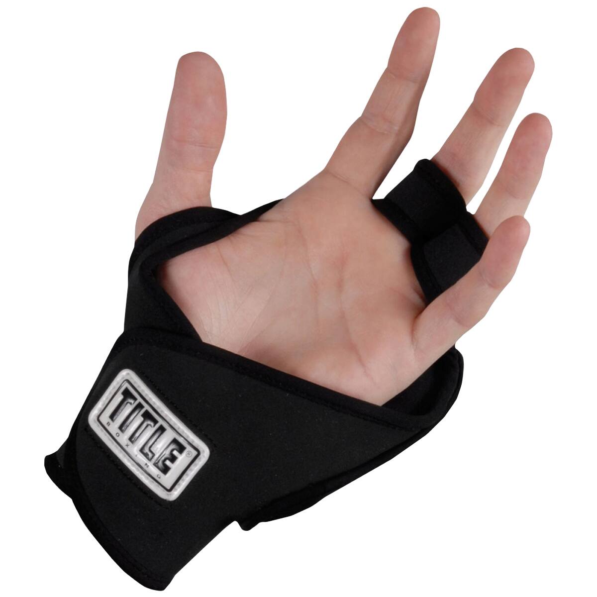 Alt View 2. TITLE Boxing - Title Weighted Gloves-1 lb pair - Black.