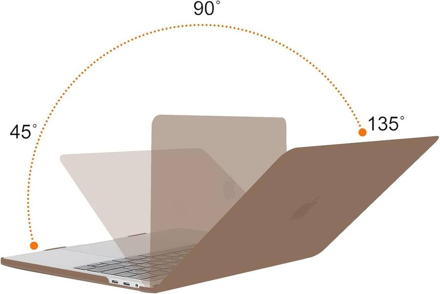 mosiso 4IN1 Hard Shell Kit for MacBook Pro 13 inch Case M2 A2338 M1 ...