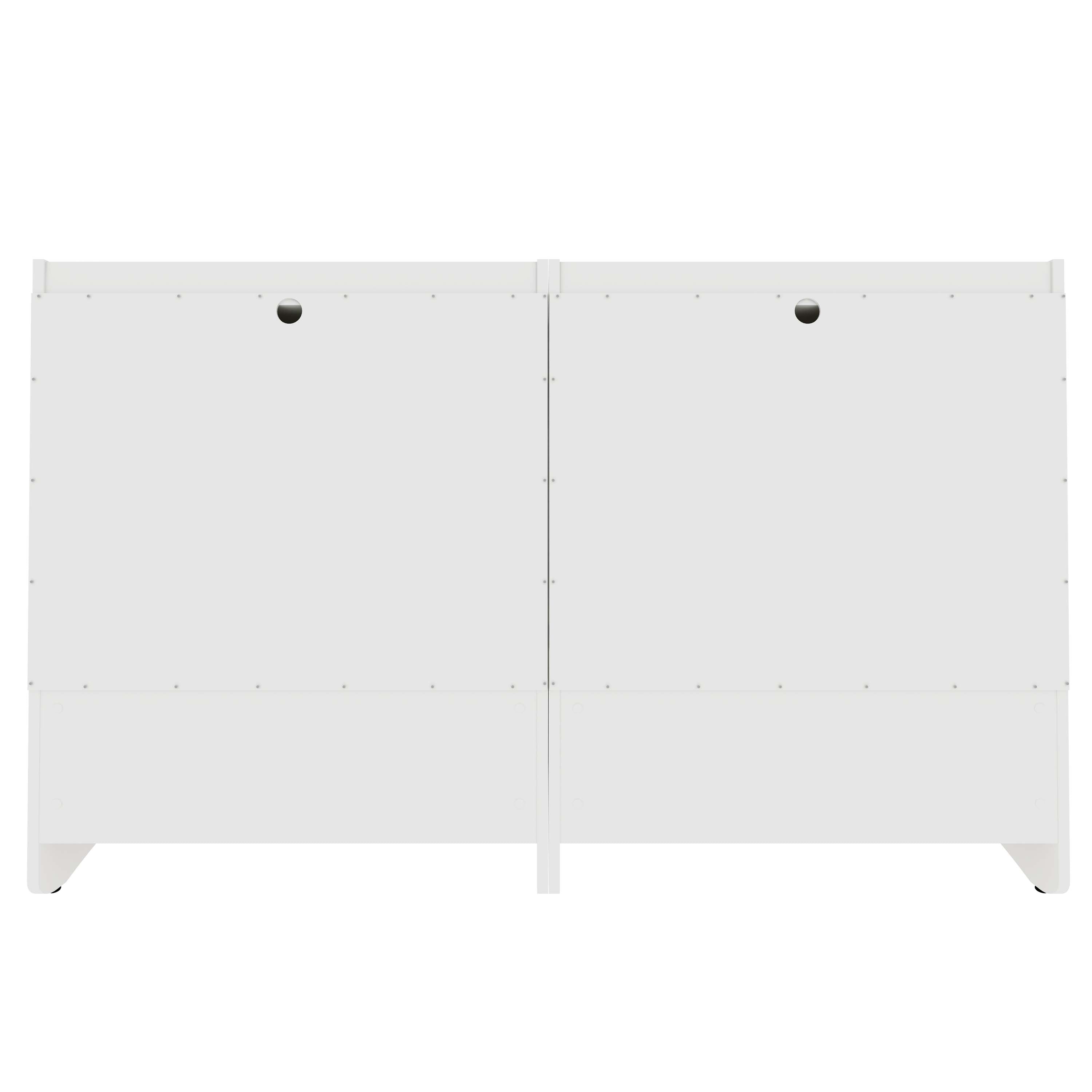 Alt View 8. Manhattan Comfort - Coney Mid-Century Modern 28" Nightstand - Set of 2 - White.