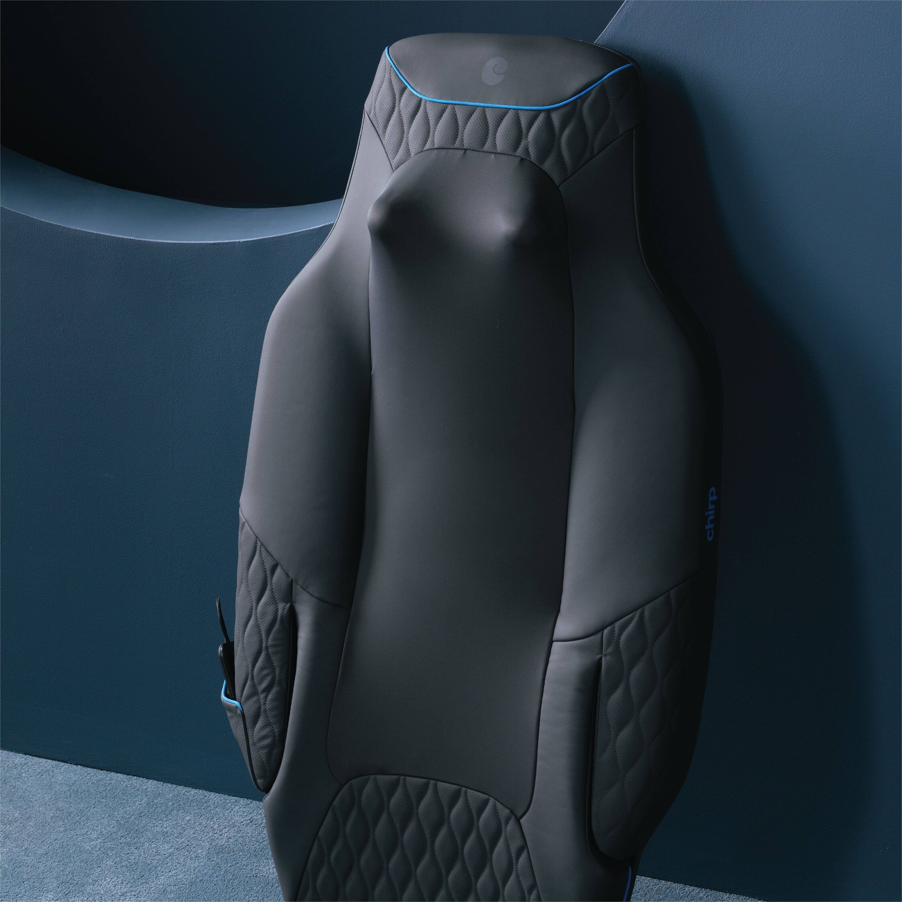 Alt View 3. Chirp - Contour Decompression & Massage Table with Rolling and Kneading Massagers - Slate.