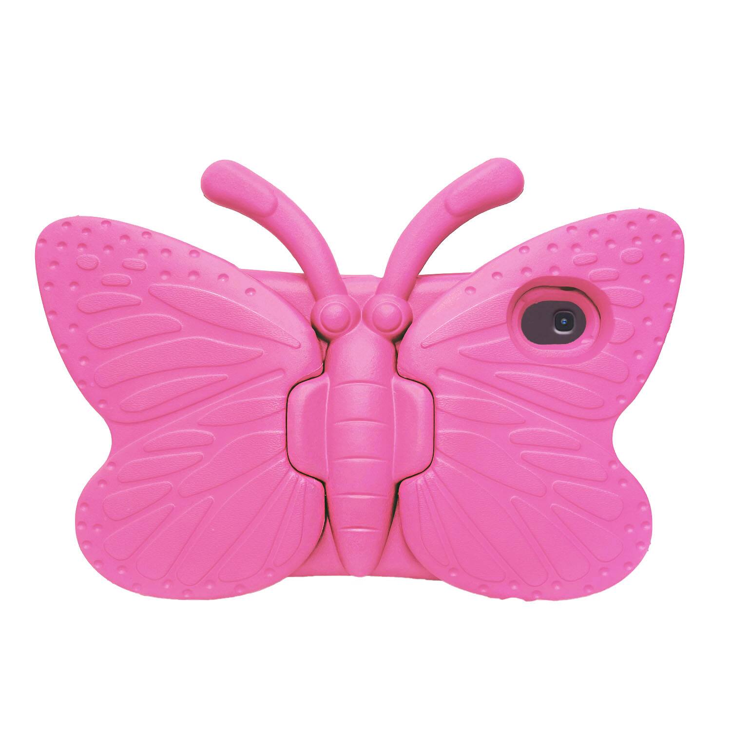 Alt View 1. Dteck - For Samsung Galaxy Tab A9 2023 8.7-inch Kid Case Butterfly Kickstand Light EVA Full Body Drop Protective Cover - Rose.