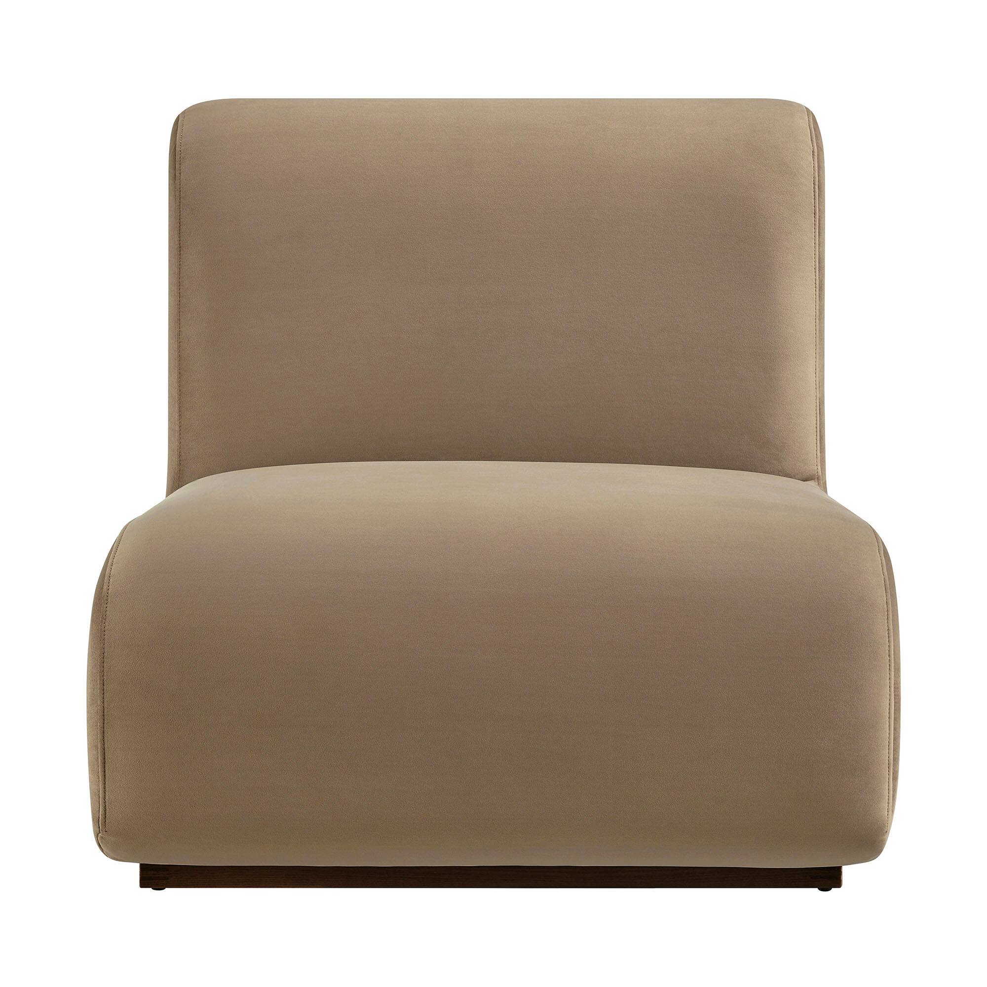 Alt View 4. Modway - Denby Performance Velvet Accent Chair by Modway - Taupe.