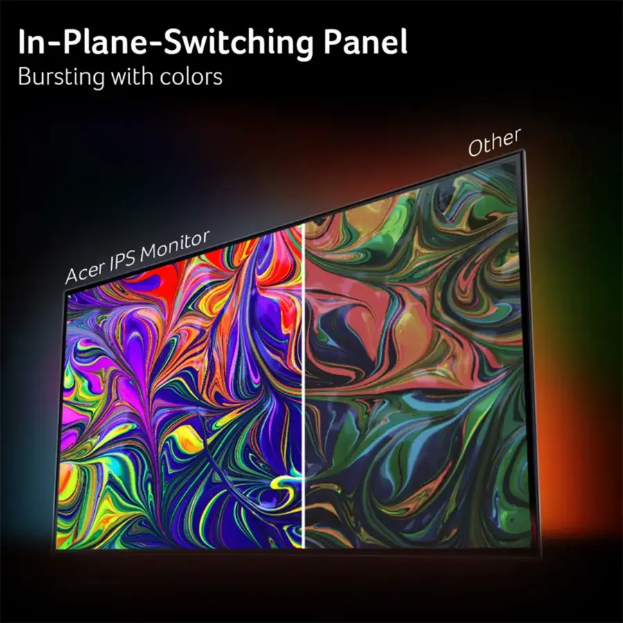 In-Plane-Switching Panel Bursting with colors Other IPS Monitor Acer