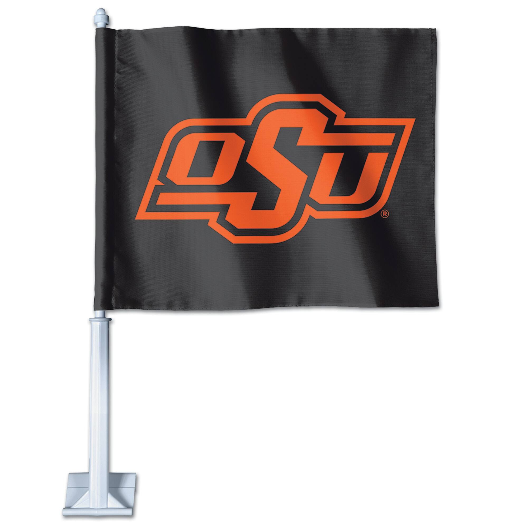 Front. WinCraft - Oklahoma State Cowboys Double-Sided Car Flag - Multicolor.
