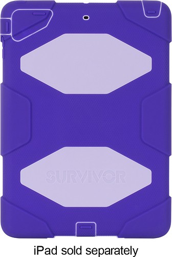  Griffin Technology - Survivor Case for Apple® iPad® Air - Purple/Lavender