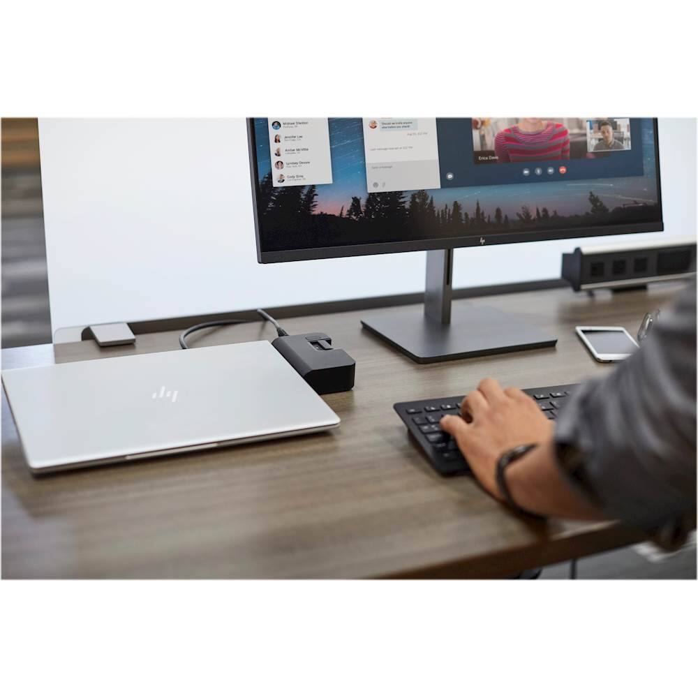Alt View 13. HP - HP UltraSlim USB and DisplayPort Docking Station.