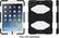 Front. Griffin - Survivor Case for Apple® iPad® Air - Black/White.