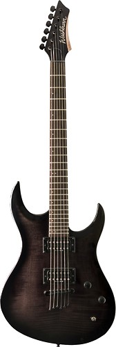 Best Buy: Washburn XM Series 6-String Full-Size Electric Guitar Flame Black  Burst XMDLX2FBB