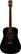 Front Standard. Washburn - Solid Wood Series 6-String Full-Size Dreadnought Acoustic Guitar - Black.