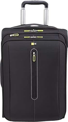 Front Standard. Case Logic - 21" Rolling Upright Bag - Black.
