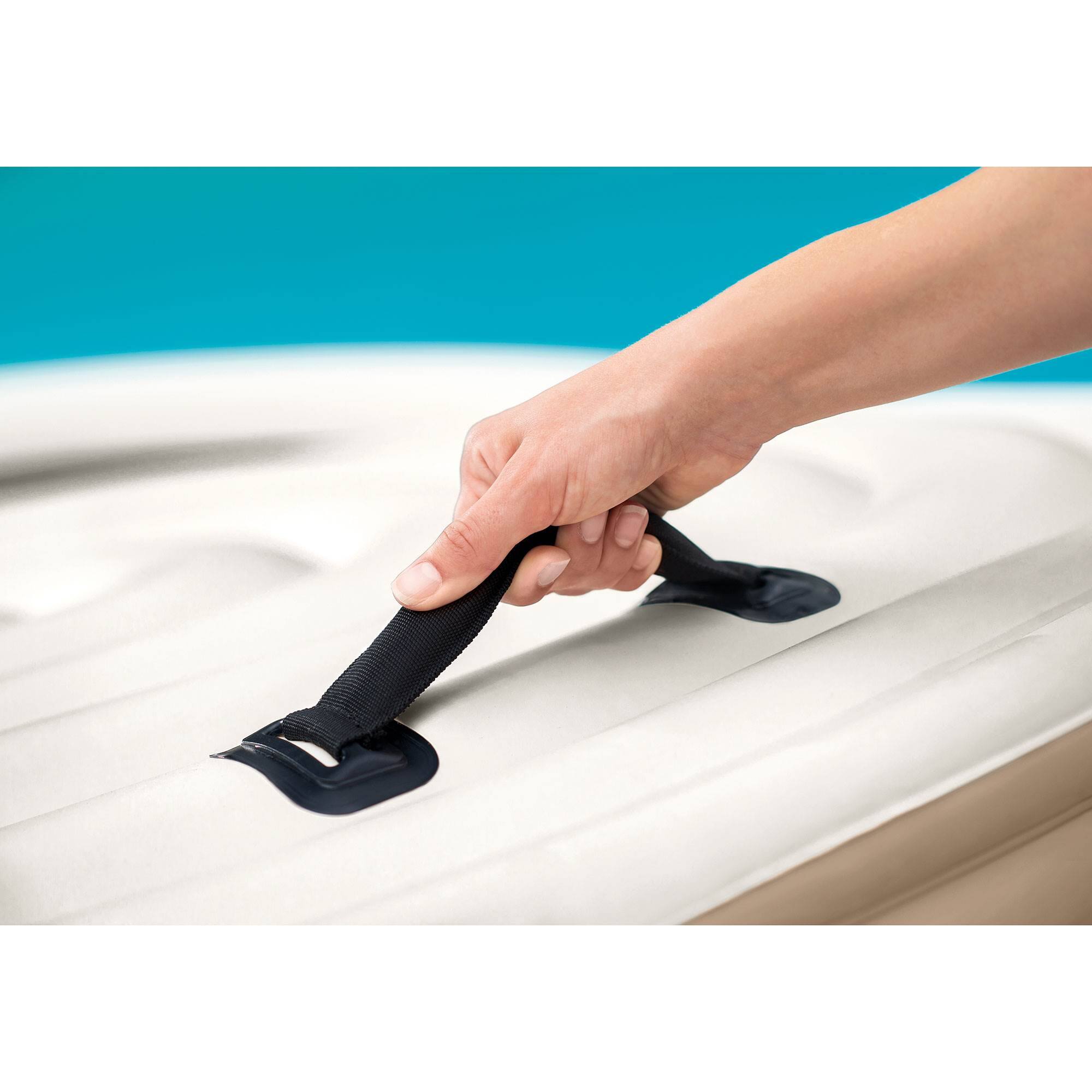 Alt View 6. Intex - Intex 28523E Round PureSpa Energy Efficient Spa Hot Tub Replacement Cover, Tan.