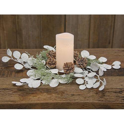 Angle. BreeBe - *Silver Dollar Shine Candle Ring - Multi.