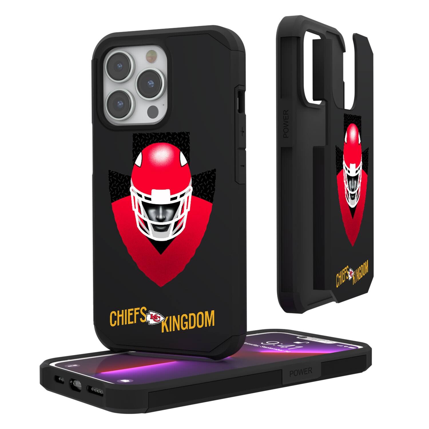 Keyscaper - NFL - Kansas City Chiefs iPhone Rugged Case - 15 Pro - Black price history on PriceWatchPro