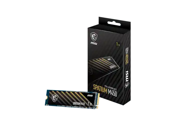 msi SPATIUM M450 1 TB PCIe 4.0 NVMe M.2