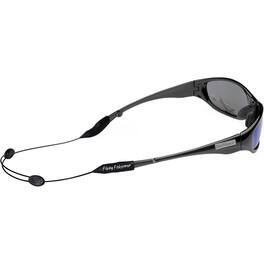 Flying Fisherman - Cable Zip Adjustable Sunglasses Retainer - Black