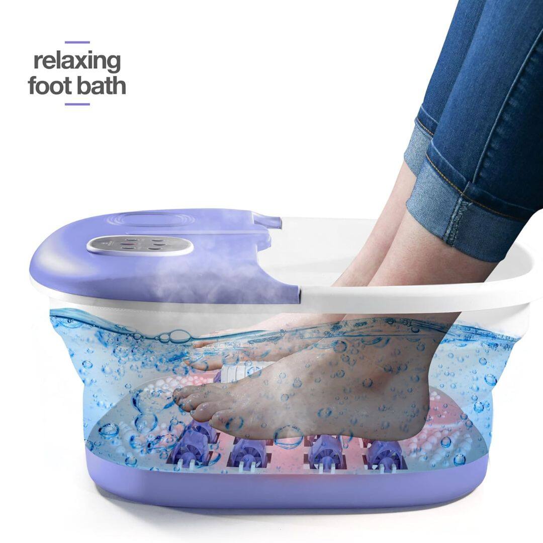 relaxing foot bath