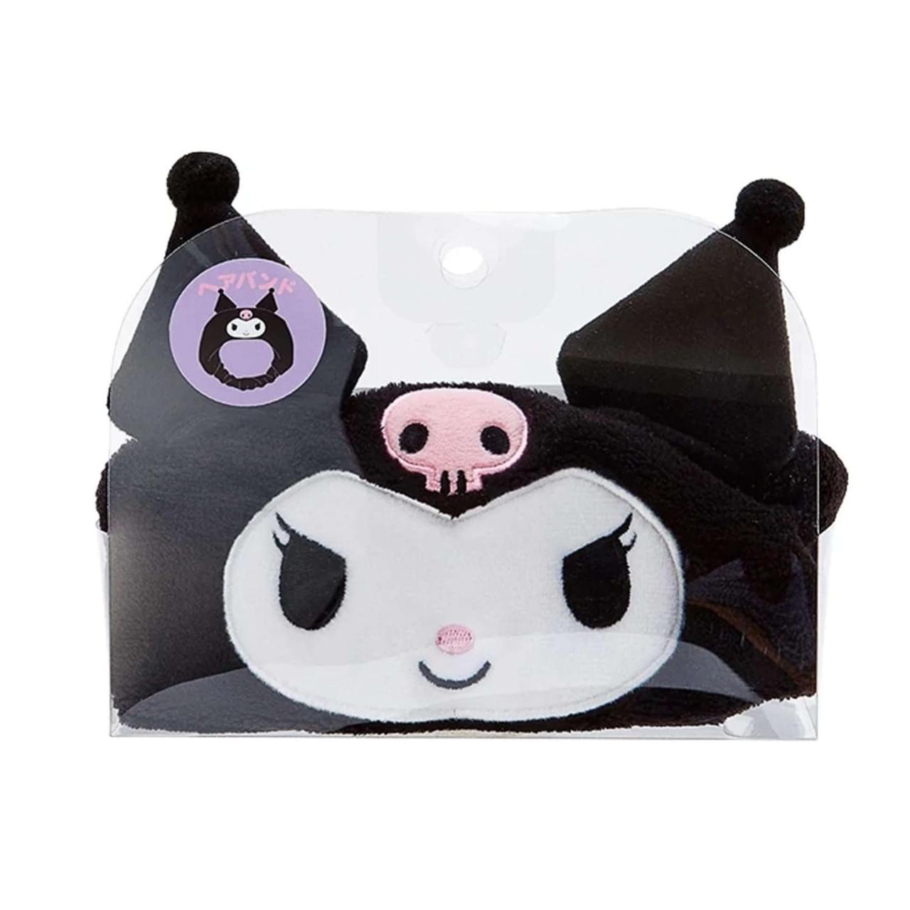 Alt View 1. Hello Kitty - Sanrio Kuromi Plush Headband - Black.