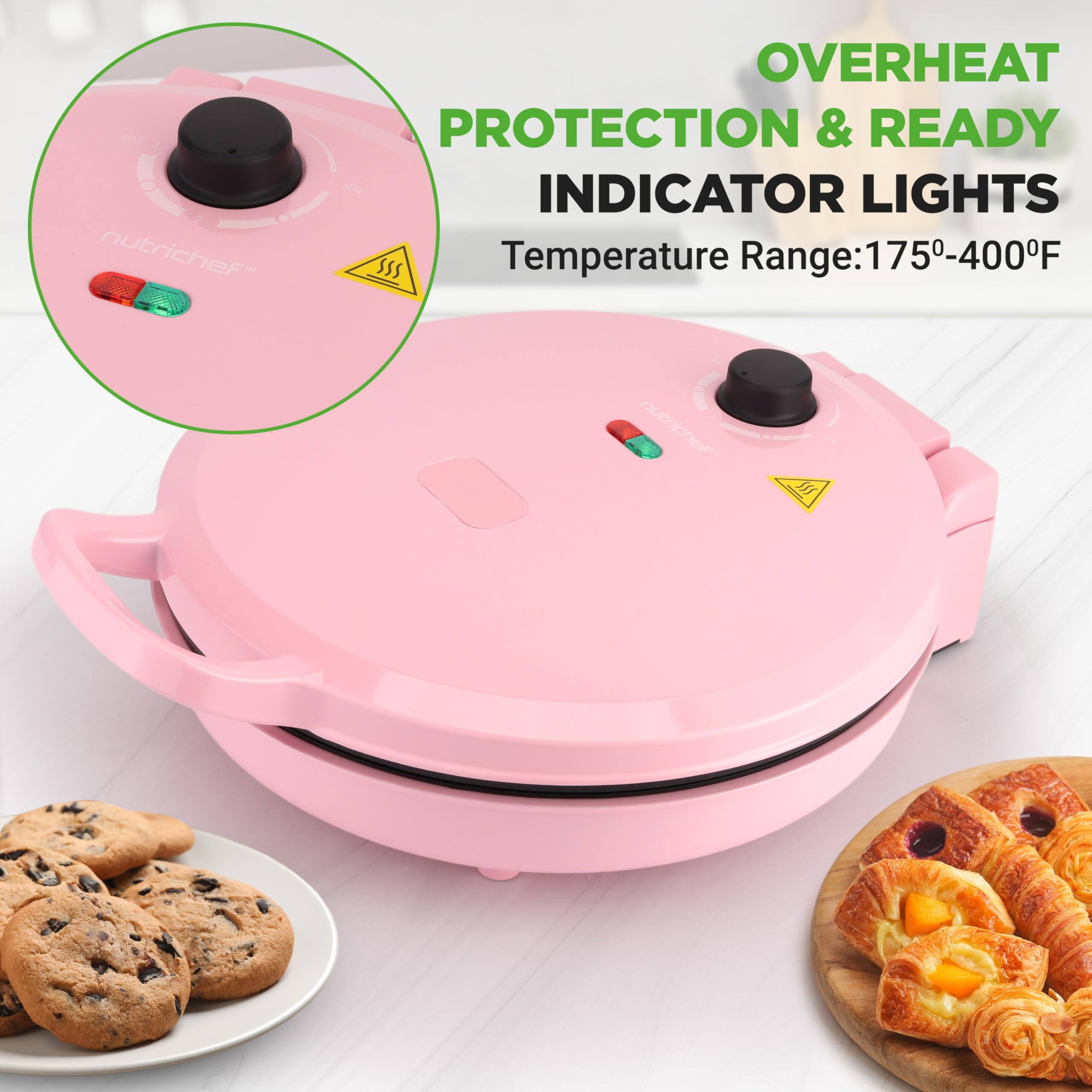 OVERHEAT PROTECTION & READY INDICATOR LIGHTS  
Temperature Range: 175°-400°F