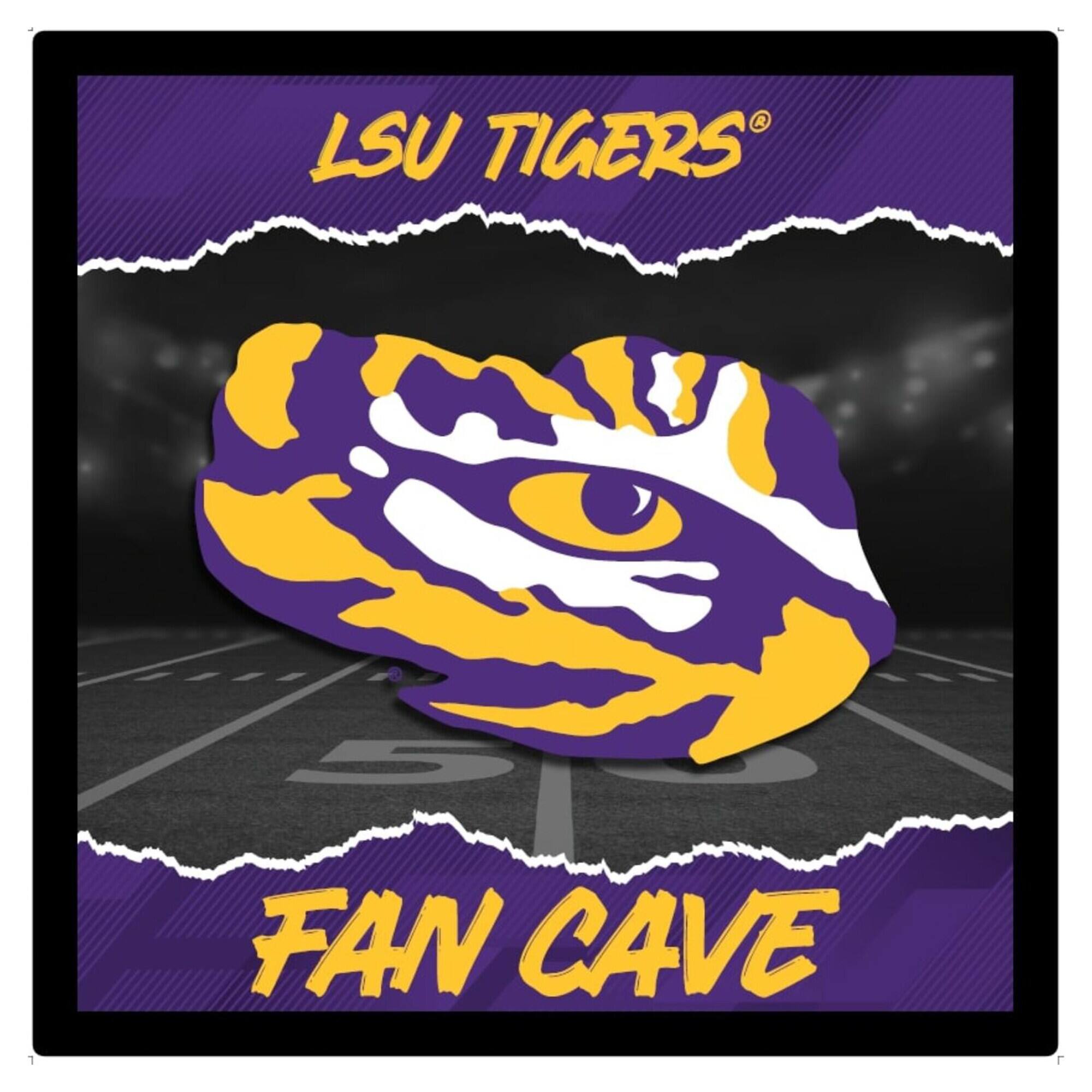 LSU Tigers 2 1 Fan Cave