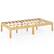 Alt View 5. Costway - Twin Size Wooden Platform Bed Frame 14" with Rubber Wood Legs Under-bed Storage - Natural.