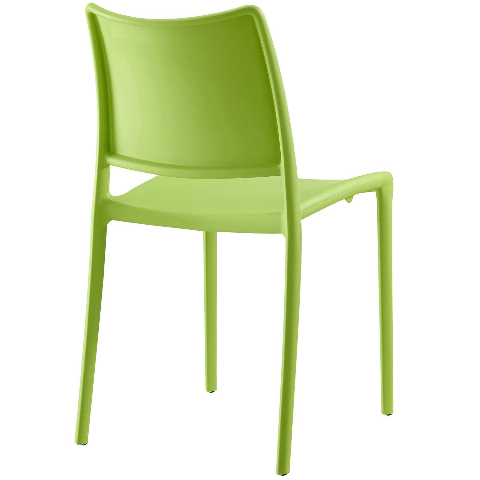 Back. Modway - Hipster Dining Side Chair Set of 4 by Modway - Green.
