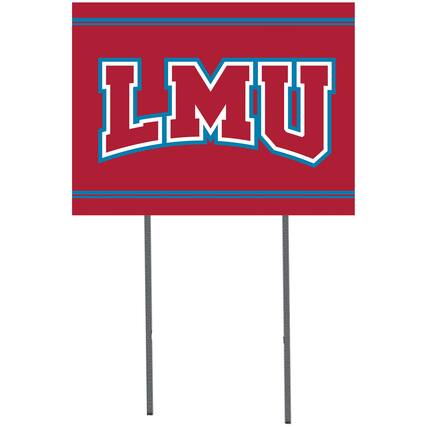 Front. Jardine - Loyola Marymount Lions 18'' x 24'' I Chose Lawn Sign - Maroon.