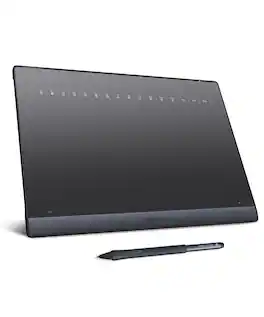 DigiDraw - TW610 Smart Drawing Tablet, 10x6" Bluetooth Graphics Tablet with 16384 Stylus Pen For Mac, Windows, Chromebook - Black