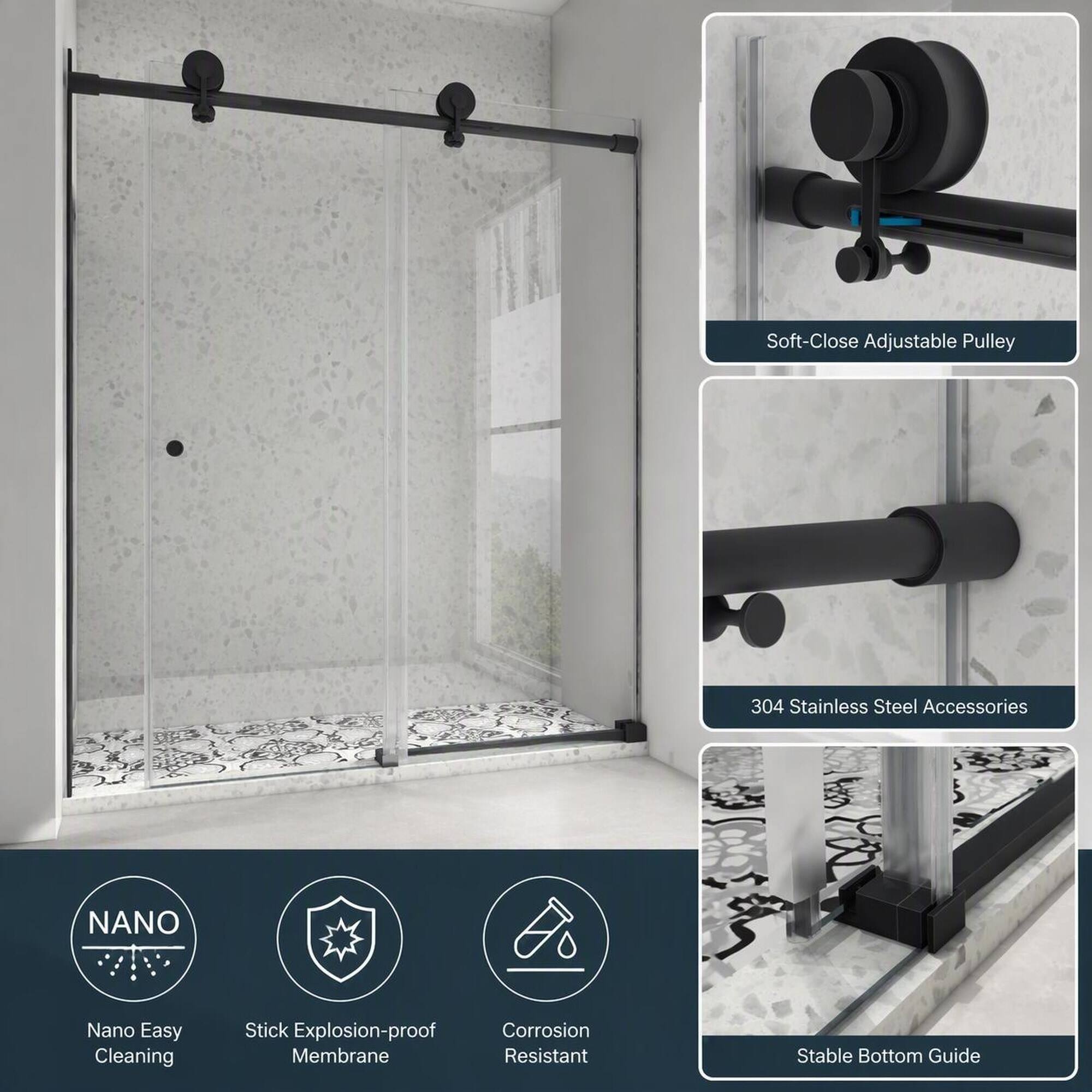 Soft-Close Adjustable Pulley  
304 Stainless Steel Accessories  
NANO  
Nano Easy Cleaning  
Stick Explosion-proof Corrosion Membrane Resistant  
Stable Bottom Guide