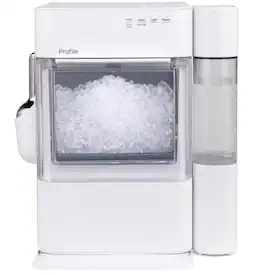 GE Profile - Opal 2.0 Ultra Nugget Ice Maker with Side Tank and Scale Inhibiting Filter - Stone White