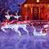 Alt View 8. Winado - 3PCS Christmas Pre-Lit Reindeer and Sleigh Weather Proof with LED Lights for Indoor Outdoor Holiday Party Decoration - White.