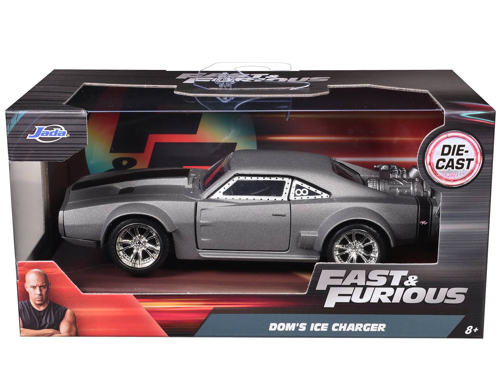 Jada Die-Cast Fast & Furious Dom's Ice Charger 8+