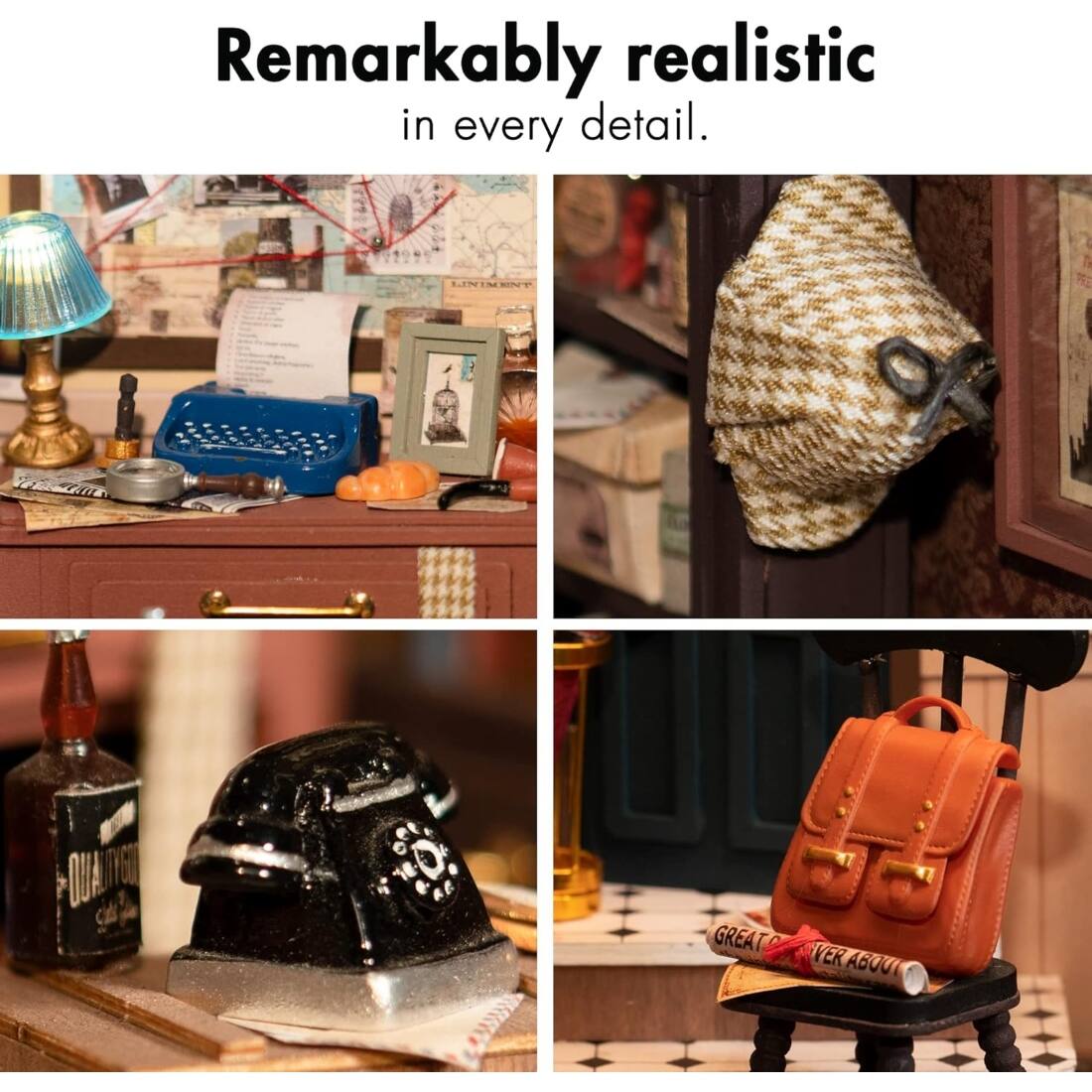 Alt View 1. 3D Puzzle - DIY 3D House Puzzle - Mose's Detective Agency 159pcs.