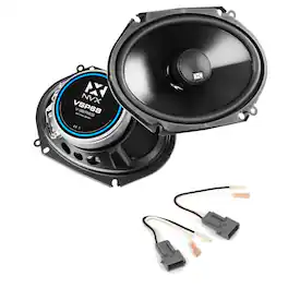 NVX - 1997-1998 Ford F-150 - 6x8" V-Series Rear Speaker Upgrade Kit - Black