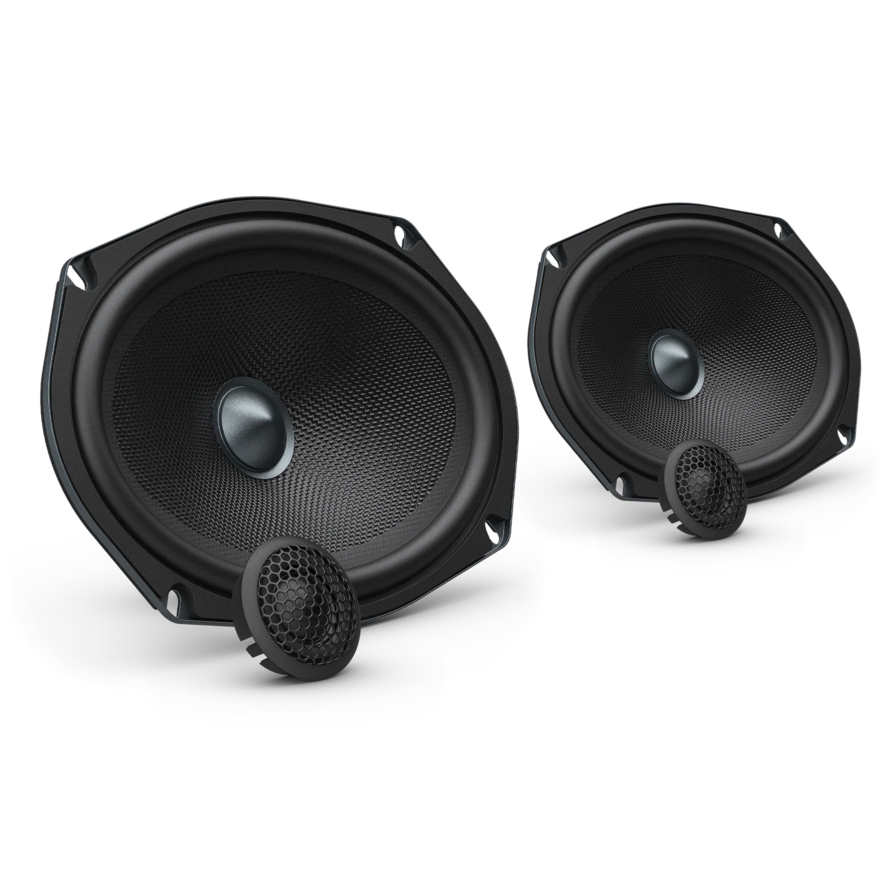 AudioControl - Altitude Series 6" x 9" Component Speakers with Precision-Molded Glass Fiber Cones and 1" Tweeters (Pair) - Black