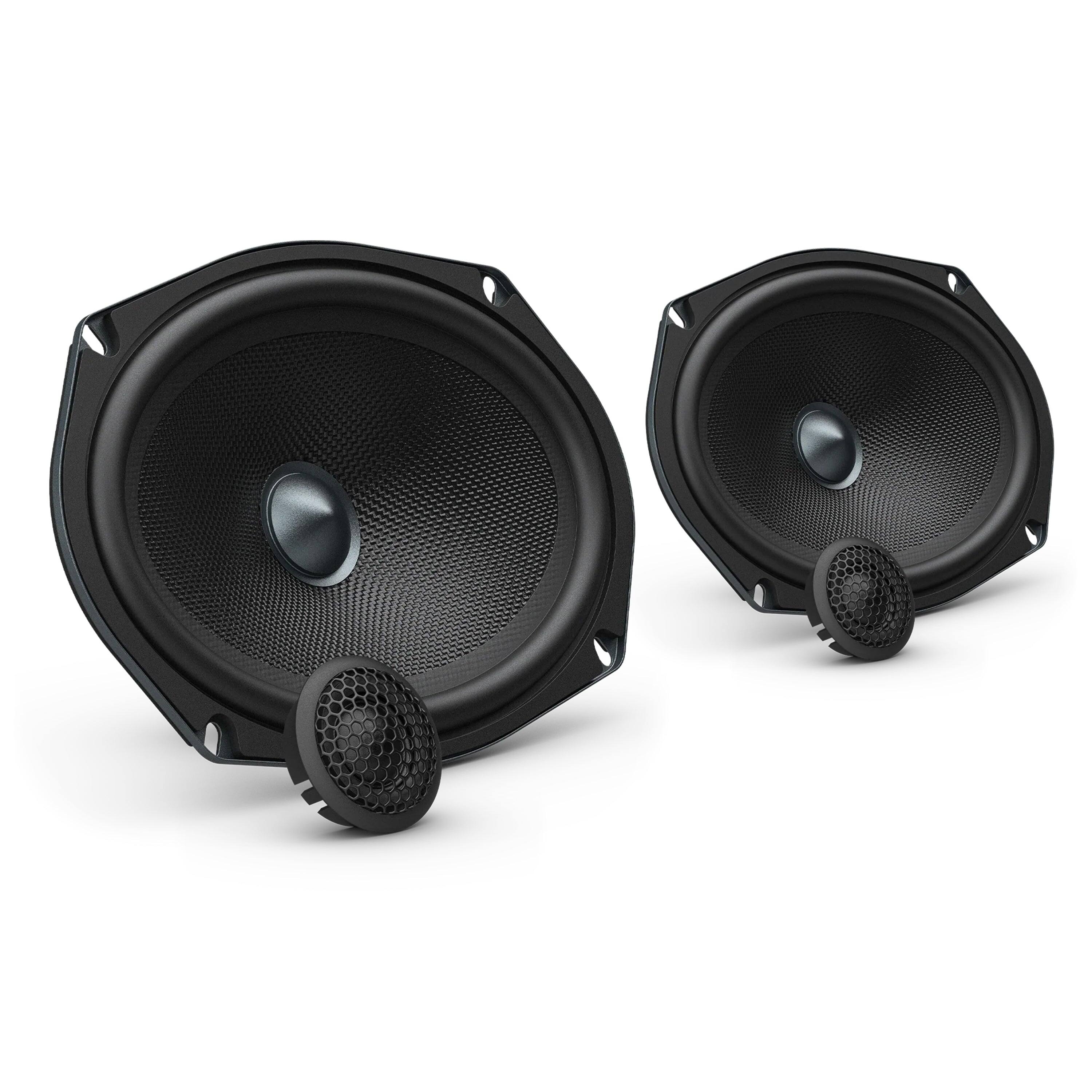 Front. AudioControl - Altitude Series 6" x 9" Component Speakers with Precision-Molded Glass Fiber Cones and 1" Tweeters (Pair) - Black.