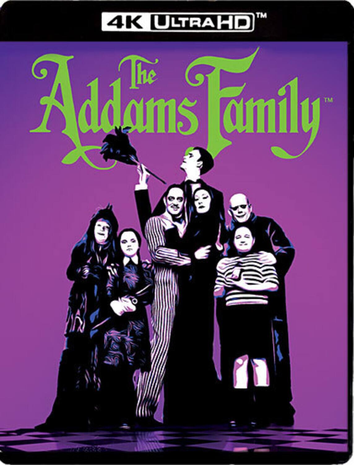 Front. The Addams Family (Steelbook)   - 4K Blu-Ray.