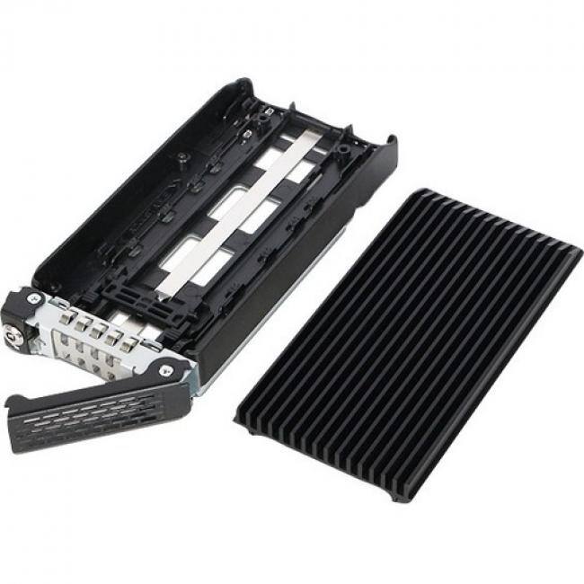 Front. Icy Dock - Icy Dock ToughArmor MB720TK-B Drive Enclosure M.2 Internal - 1 x SSD Supported - 1 x Total Bay - Metal.