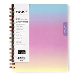 Blue Sky - WAAV 2026-2027 Weekly & Monthly Academic Planner, 7"x9", Lisa