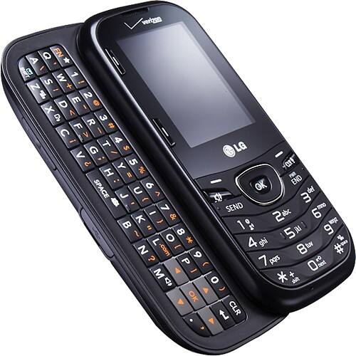 Best Buy LG Cosmos 2 Mobile Phone Black (Verizon Wireless) VN251