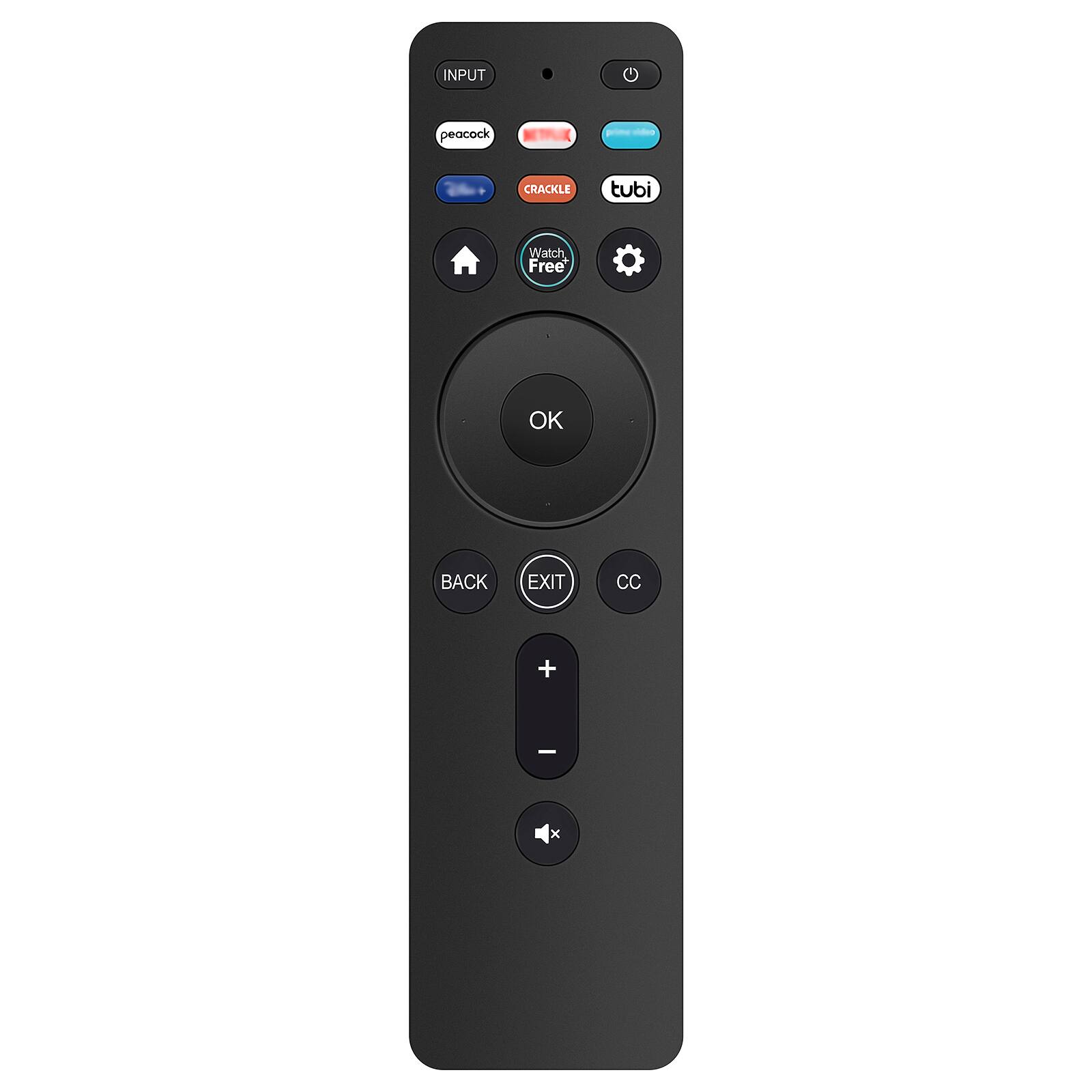 VINABTY - New Replaced Remote Control Fits for Vizio XRT260 Remote Smart TV V435-J01 V505-J09 V555-J01 V655-J09 V705-J03 - Black