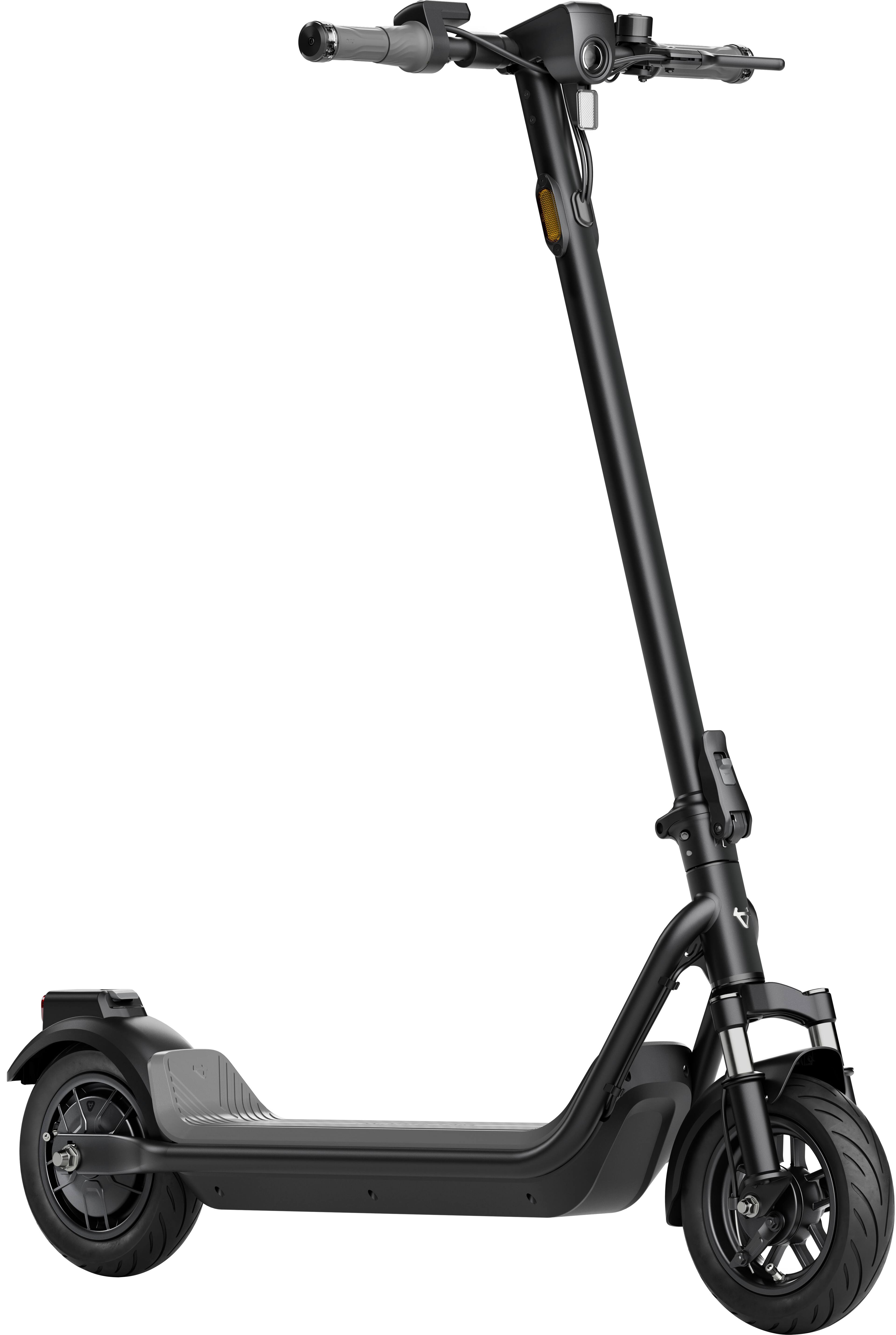 Angle. NIU - KQi 100F Foldable Electric Kick Scooter w/ 15.5 mi Max operating Range & 17.4 mph Max Speed - White.