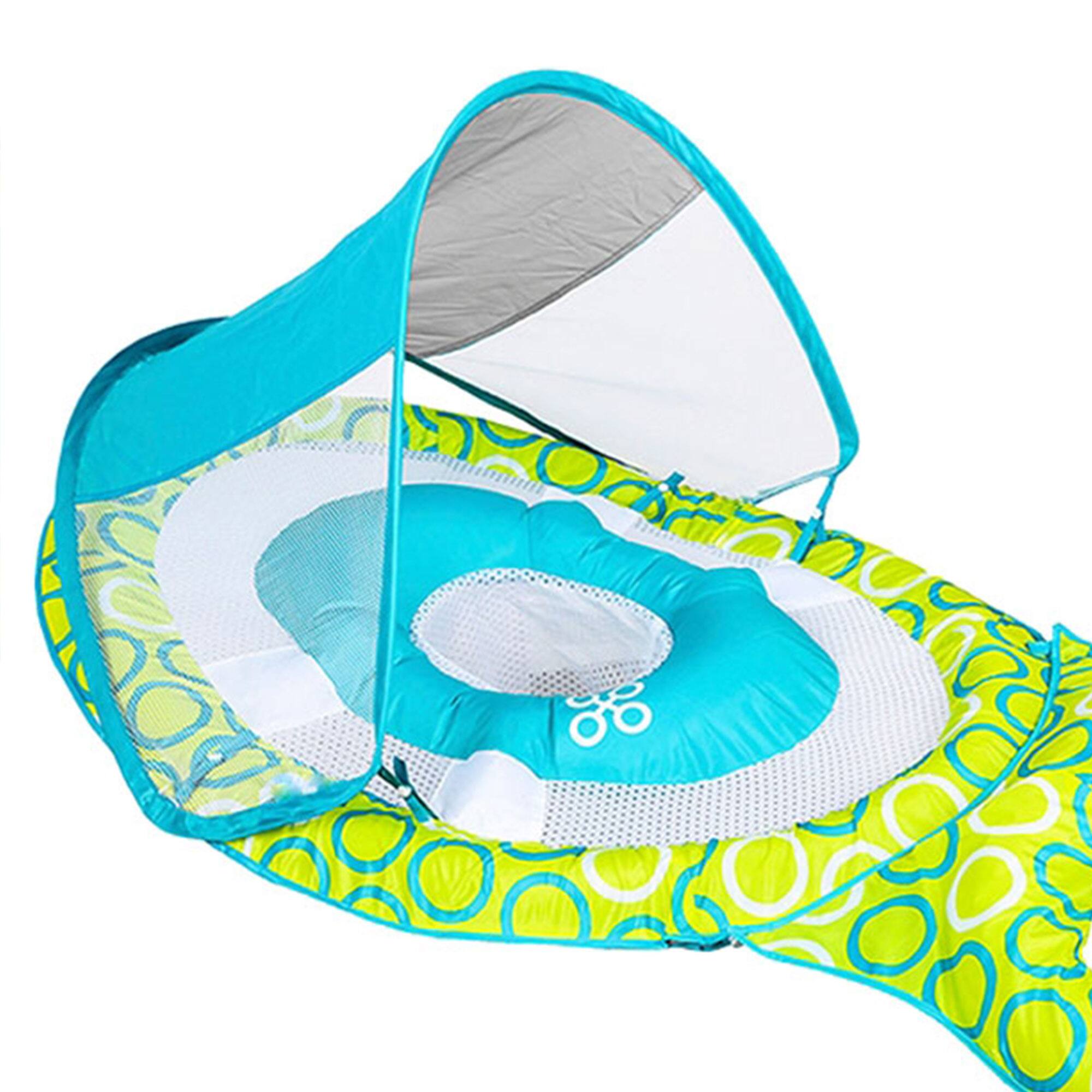 Alt View 3. SwimWays - Swimways 9 to 24 Months Mommy and Me Baby Spring Float with Canopy and Mesh Bed - Multicolor.