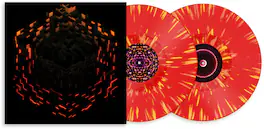 C418 - Minecraft Volume Beta - Red Orange & Yellow Splatter - VINYL LP