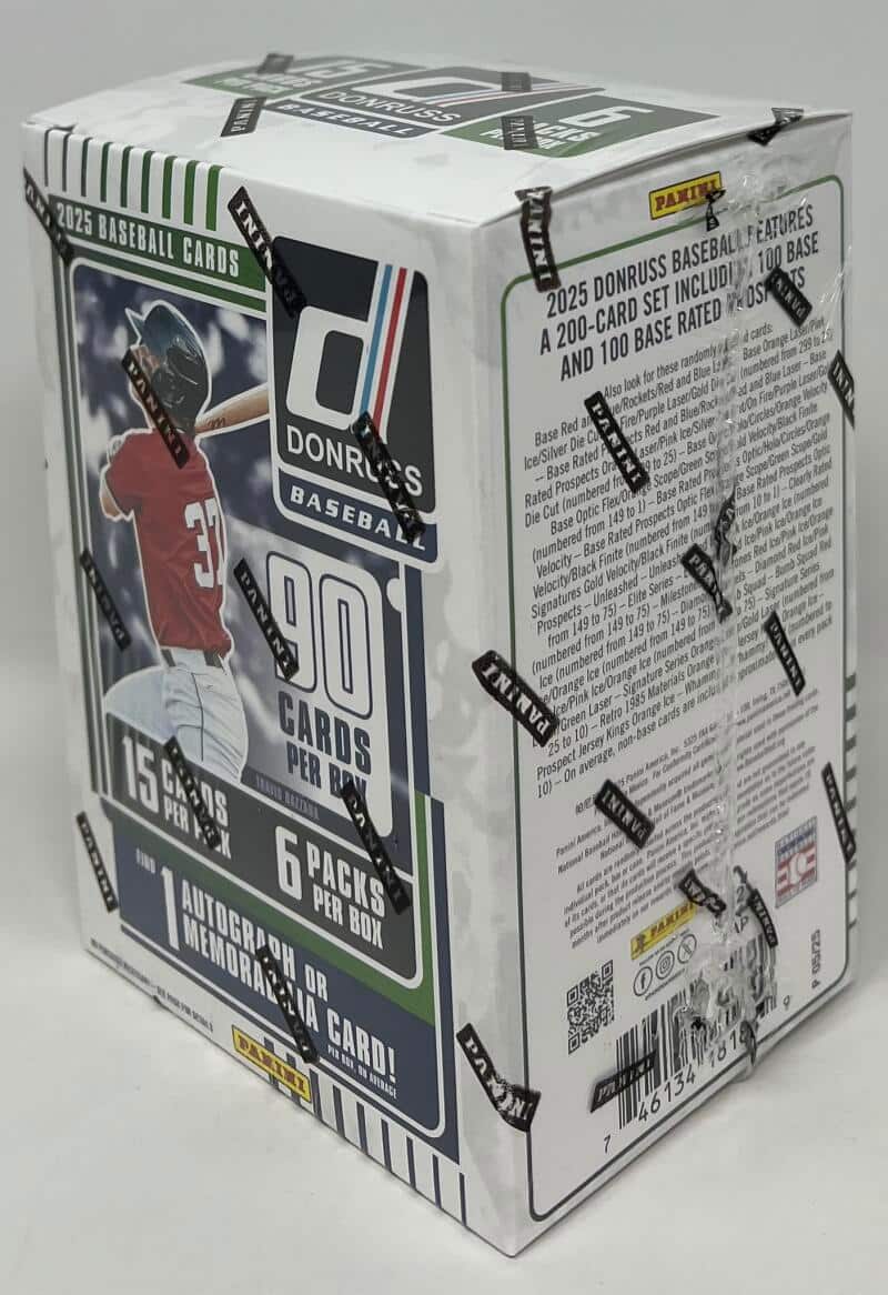 2025 Panini Donruss Baseball Blaster Box  ( Red and Blue Laser Parallels)