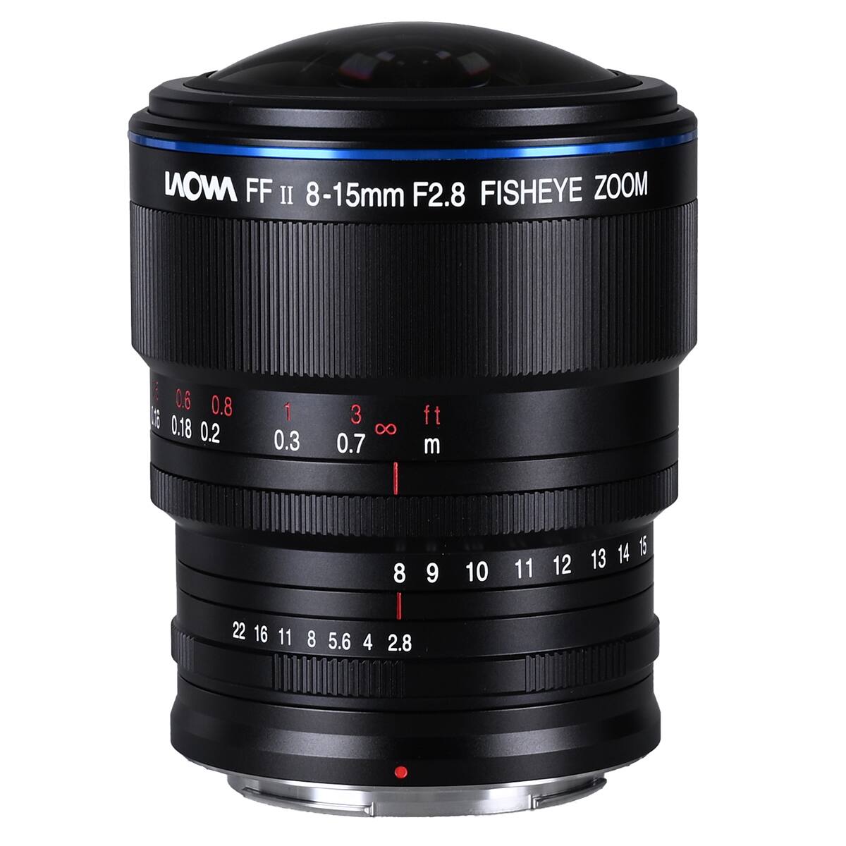 WOW FF II 8-15mm F2.8 FISHEYE ZOOM

0.6 0.8 0.18 0.2
1 0.3
3 8 0.7
ft m
8
9
10
11
12
13
14 16
22 16 11
8 5.6 4
2.8