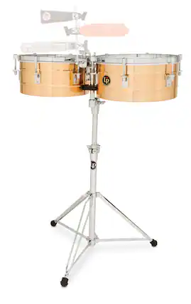 Front. Latin Percussion - Tito Puente 14" & 15" Timbales.