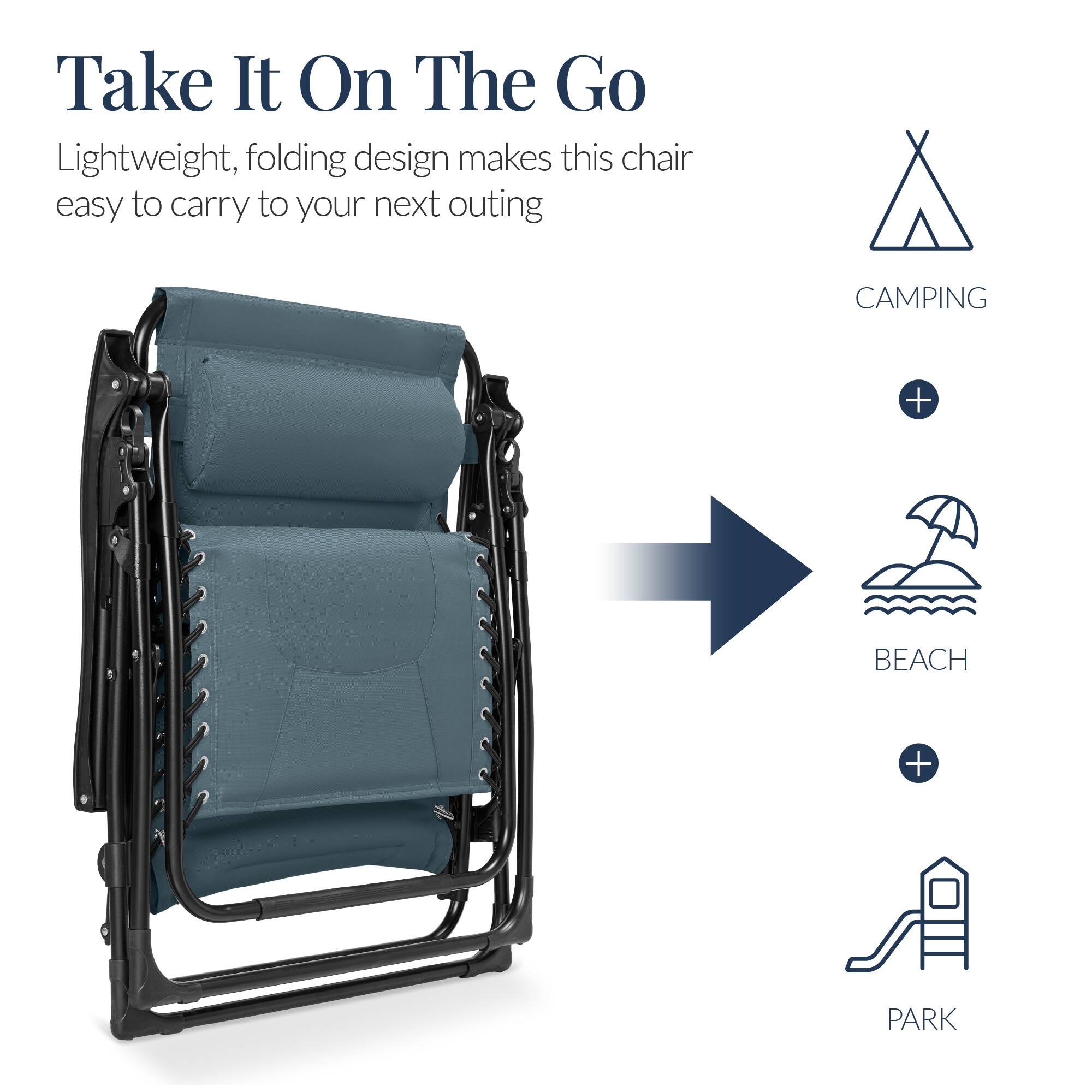 Take It On The Go

Lightweight, folding design makes this chair easy to carry to your next outing

CAMPING + BEACH + PARK